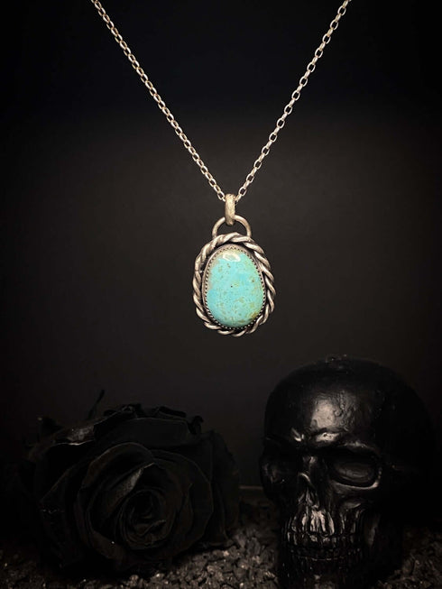 Colgante Twister Turquesa Origen